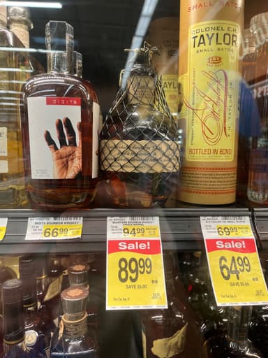 Bourbon Bottle